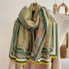Winter Schals Warme doppelseitige Kaschmir Schal Weibliche Elegante Floral Wrap Hijab für Damen Herbst Decke Bufanda Stolen