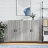 VidaXL Wall Cabinets 2 Pcs Sonoma Grey 69.5x34x90 Cm 3195641