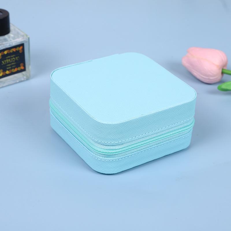 Compact Multifunctional Jewelry Storage Box with Compartments