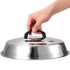 Round Steaming Cover Stainless Steel Pot Lid for Cooking 2Pcs Set