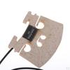 Violin Bridge with Embedded Piezo Pickup for 4/4