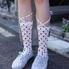 UGLYSHADOW MESH DOTTED SOCKS(WHITE)
