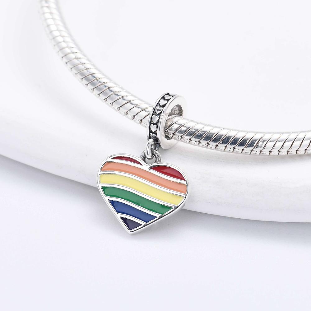 New National Flag Bead Union Lion Charm Pendant Fit Original Decoration Bracelet Women Jewelry Amulet Copper Accessories