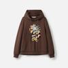 broadcast Women's Hooded Fashion Print Loose Sweatshirt