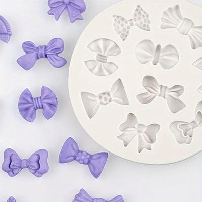 1pc Bowknots Silicone Fondant Molds Sugar Candy Cake Pop Bow Craft Molds for DIY Cake Decorating