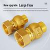 Copper Anti-Spin Check Valve DN15mm 1/2" To 3/4" - High Flow Household Shut-off Valve