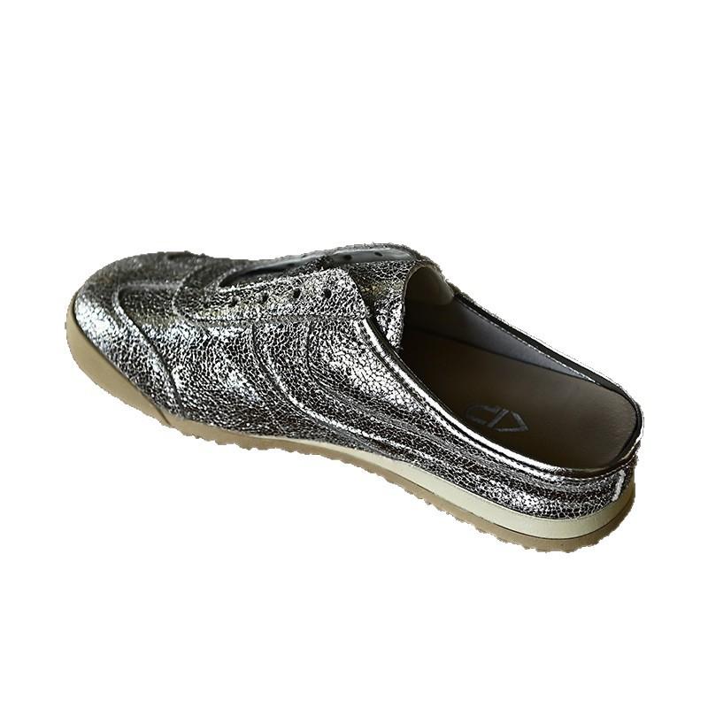 . Silver half-drag women's shoes, wear bag head cool women's shoes, summer new rest women's shoes