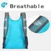 Outdoor Unisex Wasserdichter Faltbarer Rucksack Große Kapazität Tragbarer Camping Wanderreise Tagesrucksack Freizeit Männer Frauen Sporttaschen