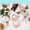 Creative European Style Door Hanging Santa Claus Snowman Reindeer Festive Decorations