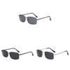Trendy Metal Frame Polarized Sunglasses For Men Uv Outdoor Sun Protection