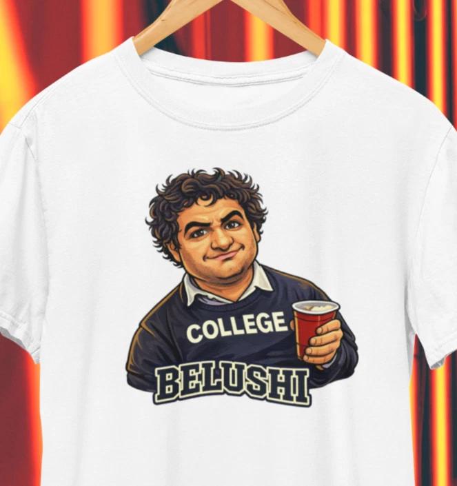 John Belushi Tribute T-Shirt / Retro Animal House Lampoon College Punk Rock Tee XL