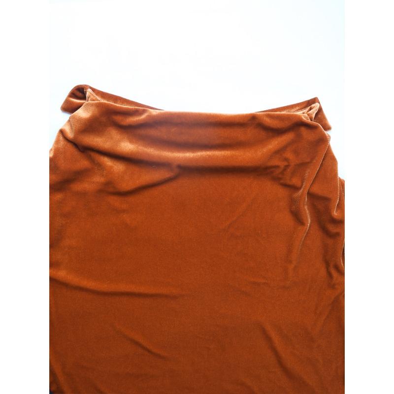 Temperamentní vintage sametová košile Elegantní dámská halenka s houpacím límečkem