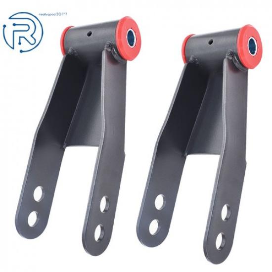 2" Rear Drop Shackles Lowering Kit For Chevy Silverado GMC Sierra 1500 1988-2018