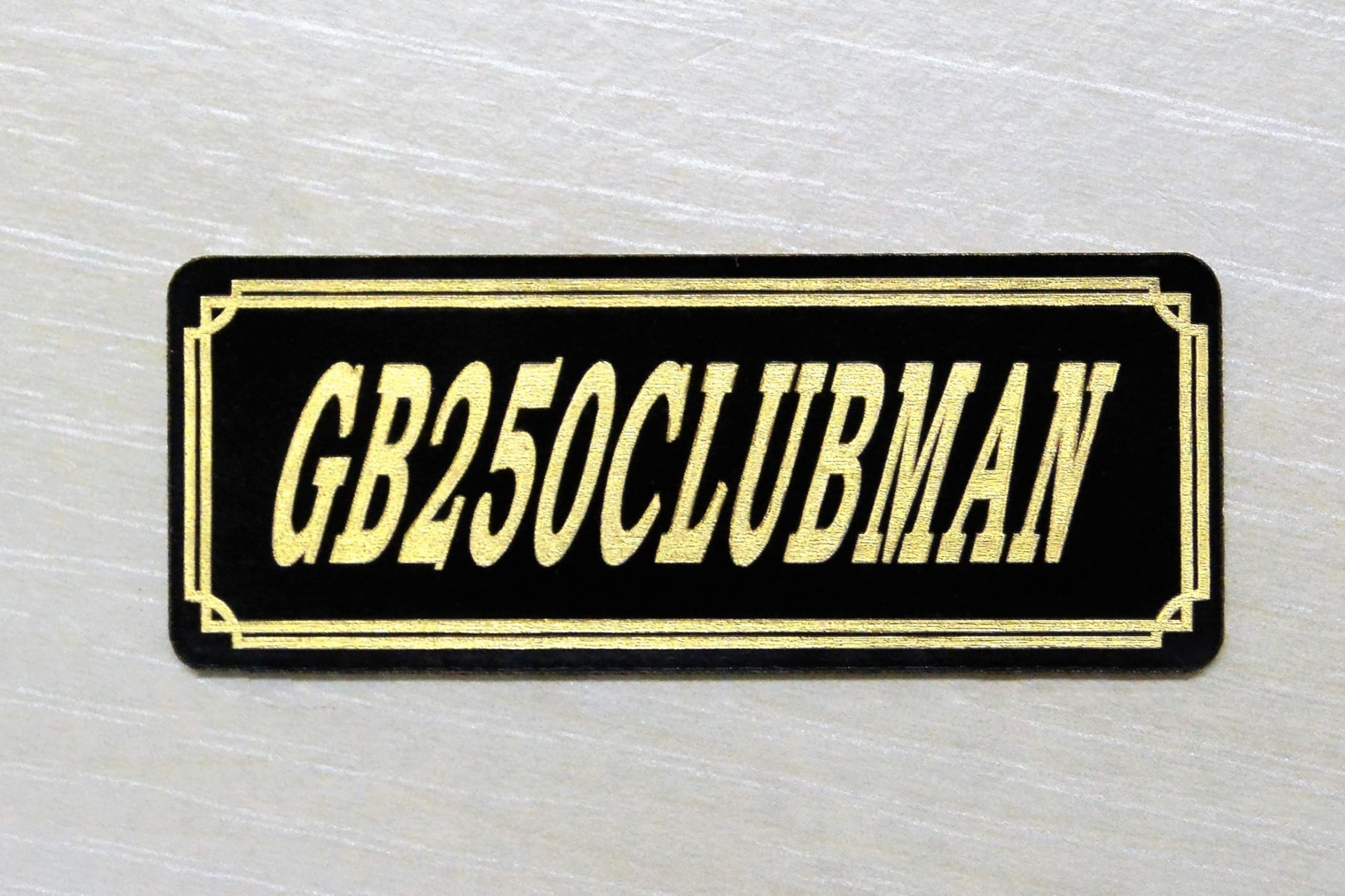 

QE-306-3 GB250CLUBMAN Черный/Золотой Оригинальная наклейка для Honda GB250 Clubman Боковая крышка Обтекатель Кастом Экстерьер Бак и т.д.