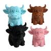 Highland Cow Pen Holder Large Capacity Desk Organizer Box Stationery Storage Container Home Office Desktop Decoration Ornament
