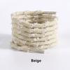Fashion Pearl Shoe Flower DIY Oblique Round Shoelaces Shoe Decoration Accessories for Sneakers Casual White Shoe German Trainers