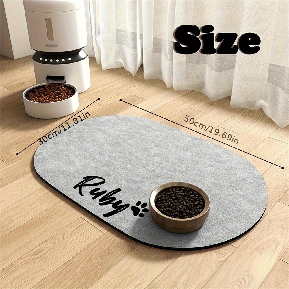 1pc Non-Slip Diatom Mud, Prevents Clutter In Watering Areas, Indoor Use,No Wash Pad,Minimalist Design,Ideal Gift for Pet Owners