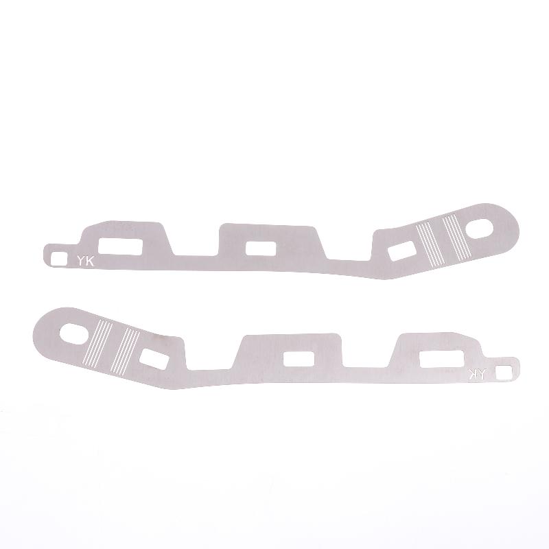 2Pcs Front Bumper Repair Metal Plate Buckle Broken Opening Rotten Buckle Repairer Bracket For Verna 2010-2016