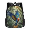 Cute Macaw Parrots Backpack Hot Sale Daypack Large Capacity Kids BookBag School Bag Shoulder Bags for Men Women