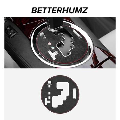 Betterhumz For Toyota Reiz Mark X 2005-2010 Made of Alcantara Center Console Gear Shift Trim Stickers Car Interior Accessories