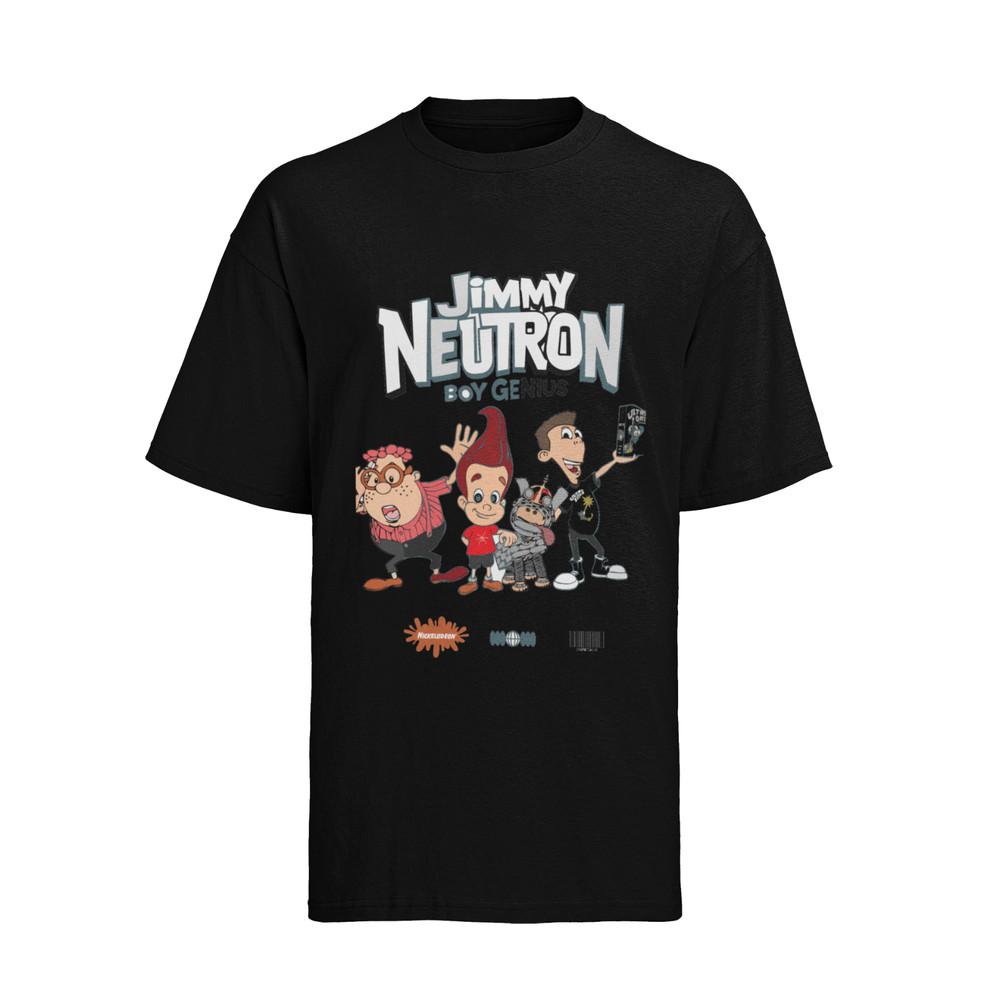 

90er The Adventures of Jimmy Neutron retro Serie Herren Shirt Baumwolle S