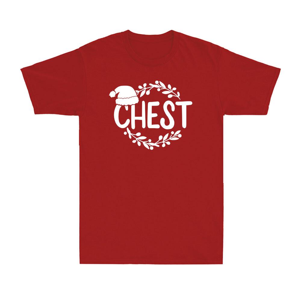 Chest Christmas Chest Nuts Couple Matching Funny Christmas Gift Men s T-Shirt S
