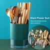 New Kitchen Utensil Holder 2 Grid Divided Dish Drainer Chopsticks Spoon Fork Tableware Drain Storage Box with Tray Kitchen Tools