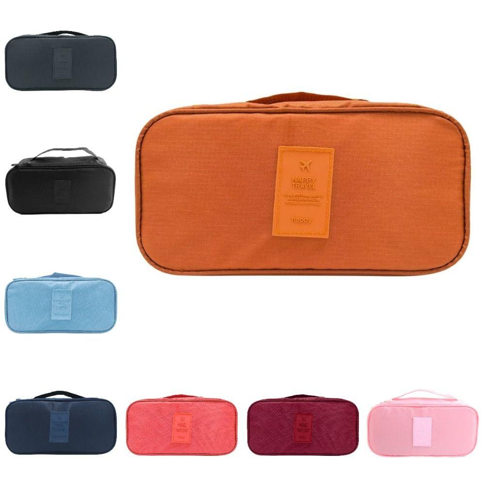 

Multi Functional Home Storage Home Organization Storage Bag Underwear Sorting Bag Travel Bra Bag світло-синій колір