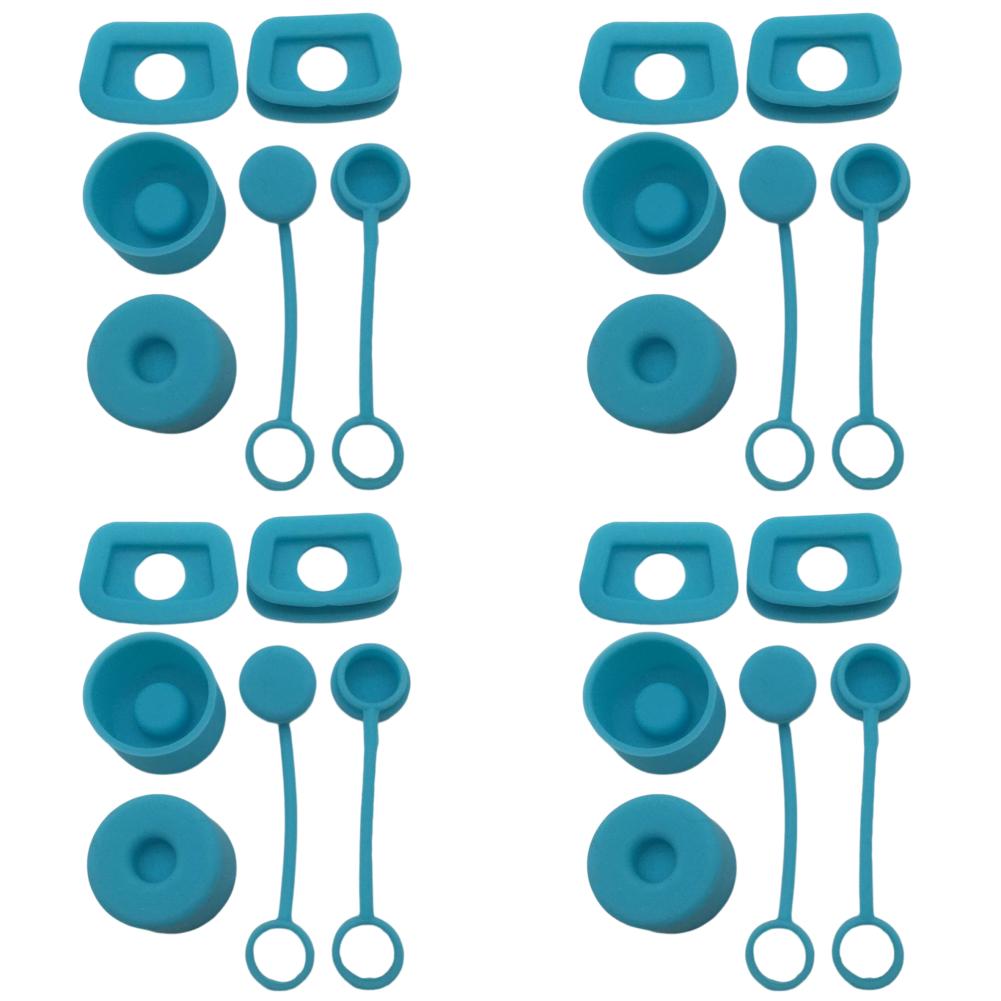 1-8er Set Silikon Auslaufsicherer Stopper für Stanley Cup 30oz/40oz 1.0 Becher Zubehör Wasserflasche Strohhalm Abdeckung Kappe Auslaufstopper