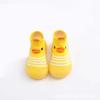 Spring/Autumn Non-Slip Soft Sole Baby Sock Shoes - Yellow Duck High-Top for Boys & Girls