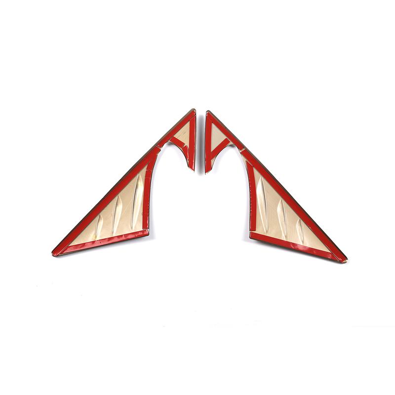 Stainless Steel Car Exterior Side Rearview Mirror Triangle Plate Trim Cover For Toyota GR Supra A90 -2022 Auto