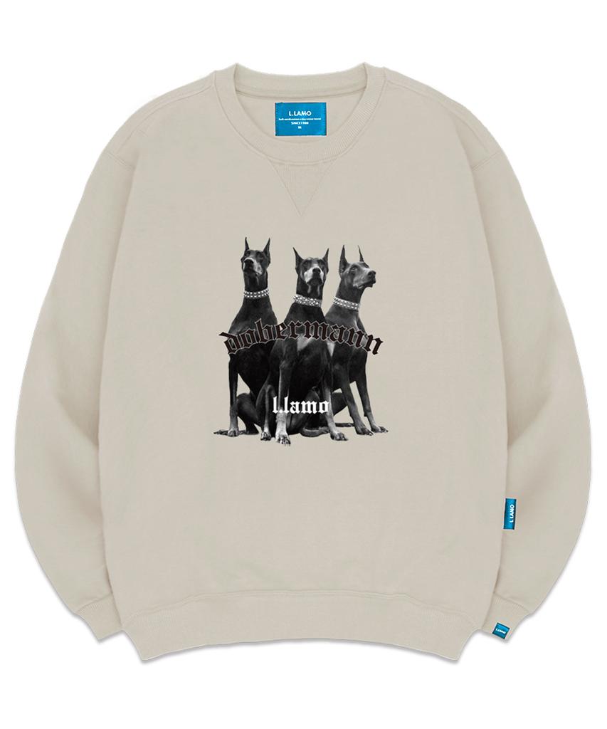 Ellamo Fleece-gefüttertes M Dobermann Sweatshirt Unisex Große Größen S~4XL (Eine Art)