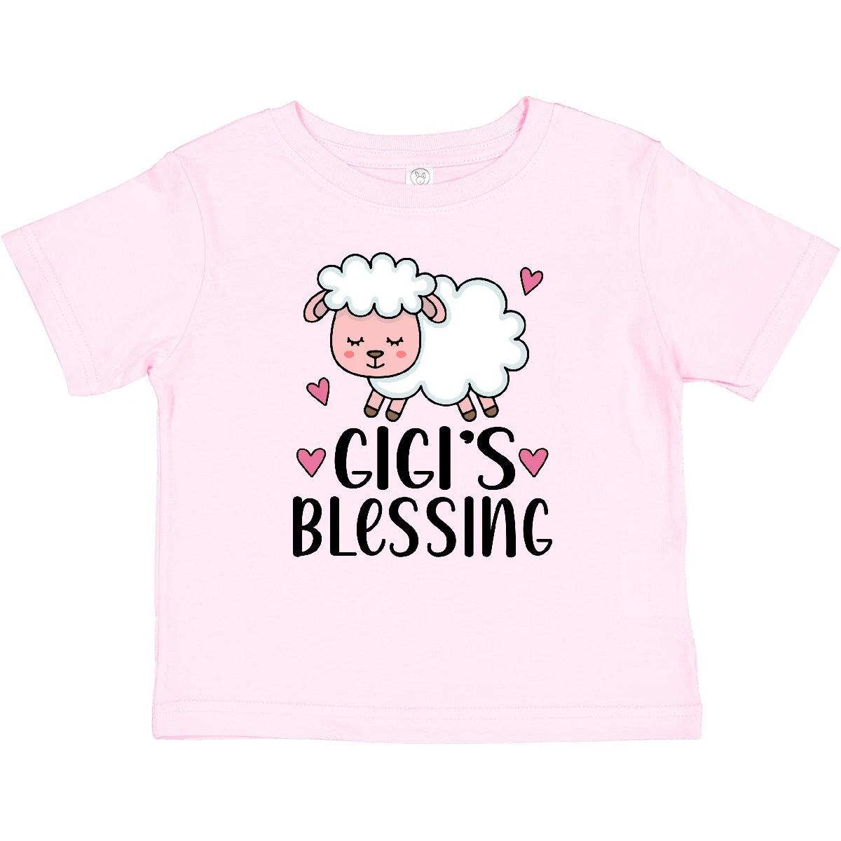 

Inktastic Gigi Blessing Grandchild Lamb Baby T-Shirt Girl From Childs Clothes 110