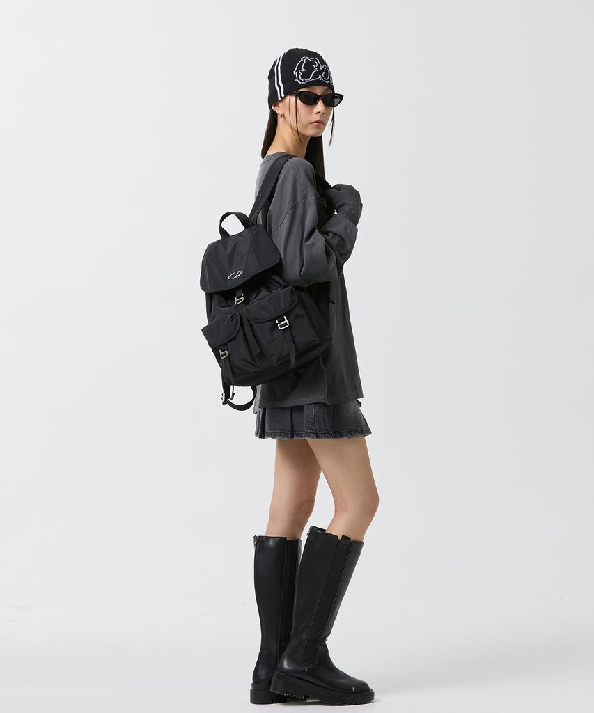 Oddstudio Signature Two-Pocket Backpack - Black