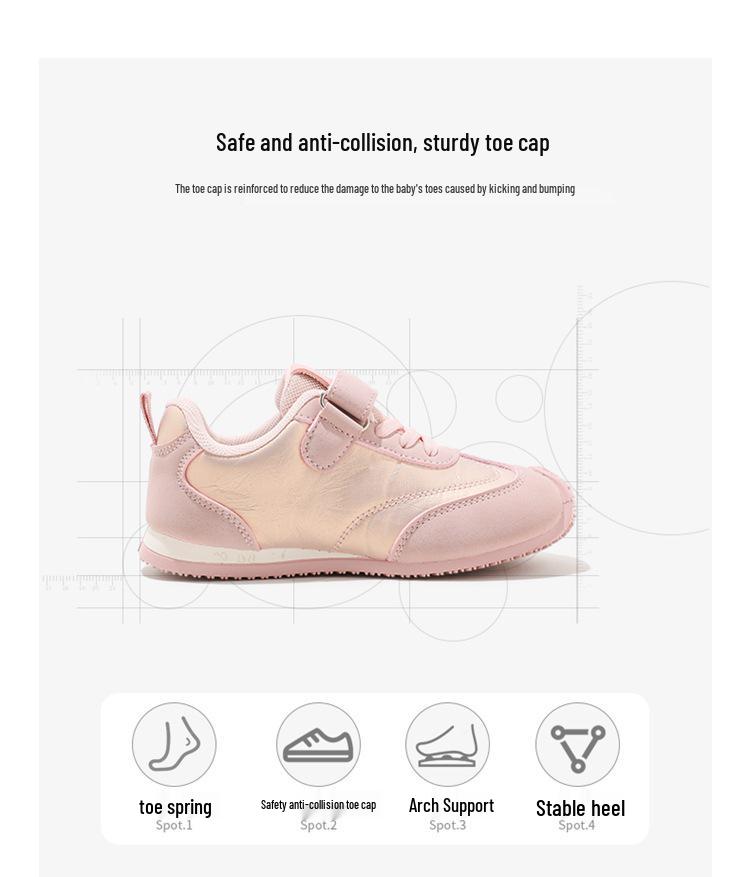 ABC Kids 5837 Children's Autumn 2025 Versatile Girls' German Training & Fashion Sneakers