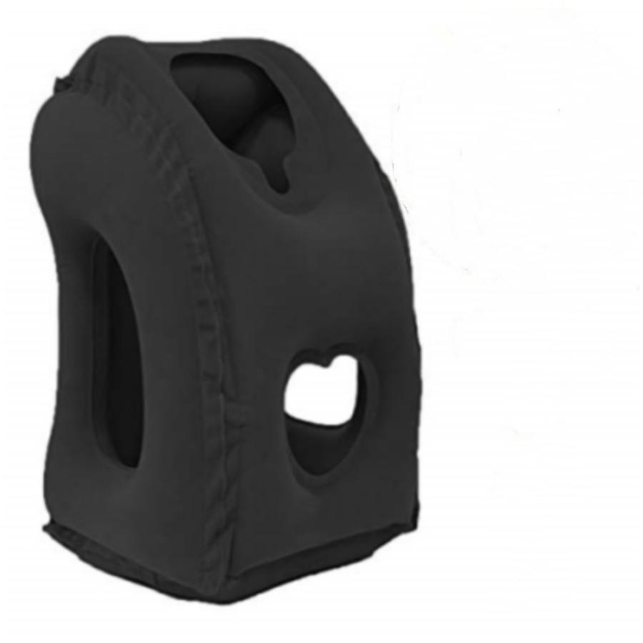 1pc Inflatable Travel Pillow, Airplane Pillow With Patented Valve Design, Travel Accessories With Neck And Head Support, Travel