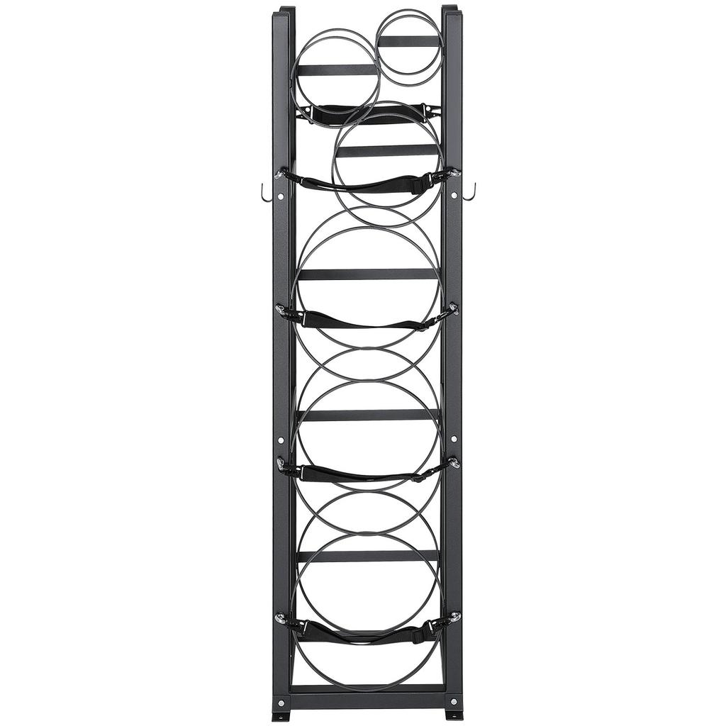 VEVOR Refrigerant Tank Rack, with 3 X 30lbs and Other 3 Small Bottle Tanks, Cylinder Tank Rack 12.79x12.99x47.12 In