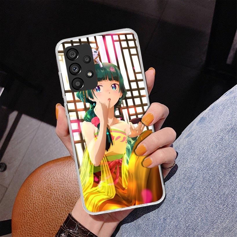 

A-Apothecary D-Diaries Maomao Phone Case For Samsung Galaxy A52 A32 A22 A12 A51 A31 A50S A30S A20S A10S Note 20 Ultra 10 Plus S1 Samsung Note 10