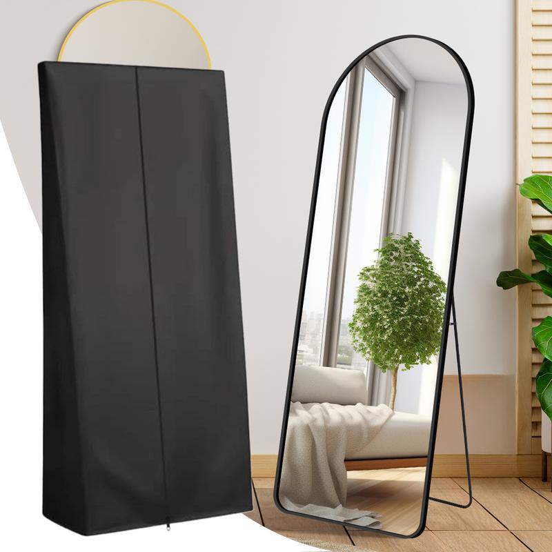 Mirror Dust Cover Waterproof Full-Length Mirror Dust Cover Oxford Fabric Indoor Furniture Protector For Hallway Dormitory