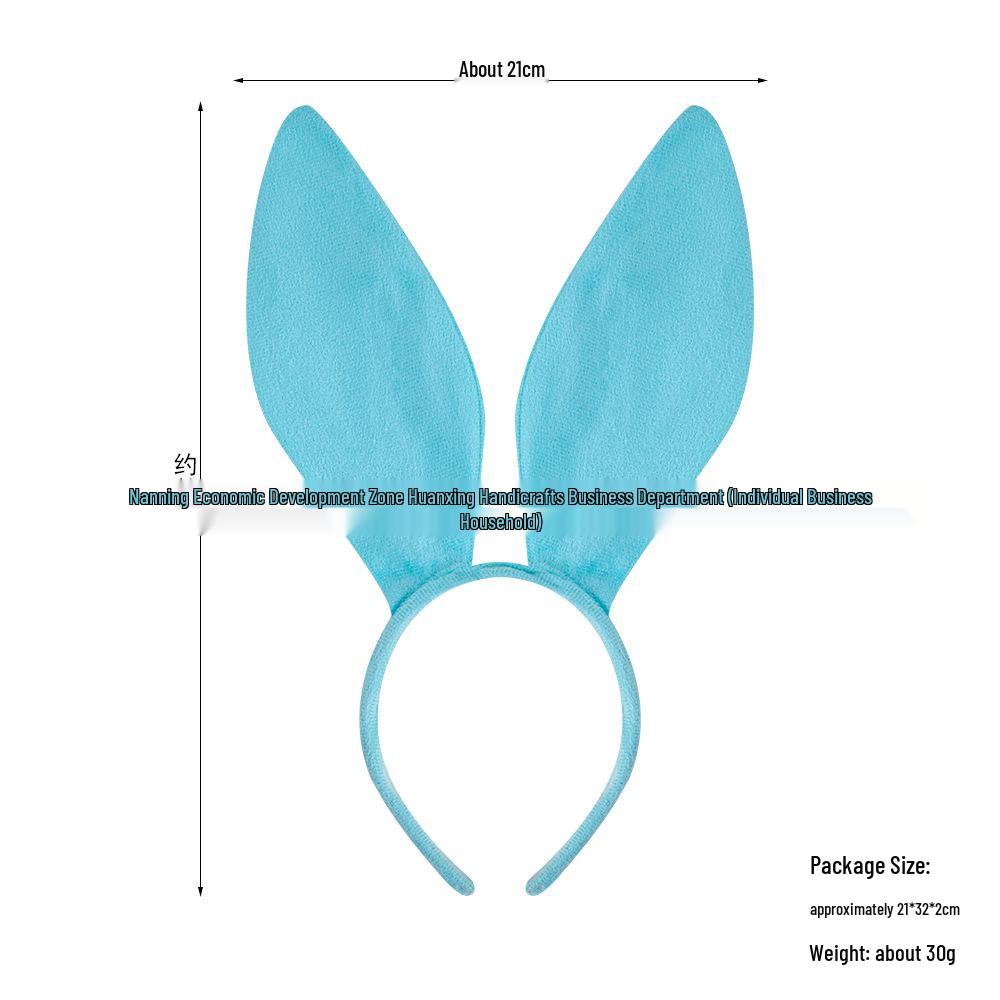 Halloween Bunny Ear Headband for Performance - Rabbit Ears, Internet Celebrity Style.