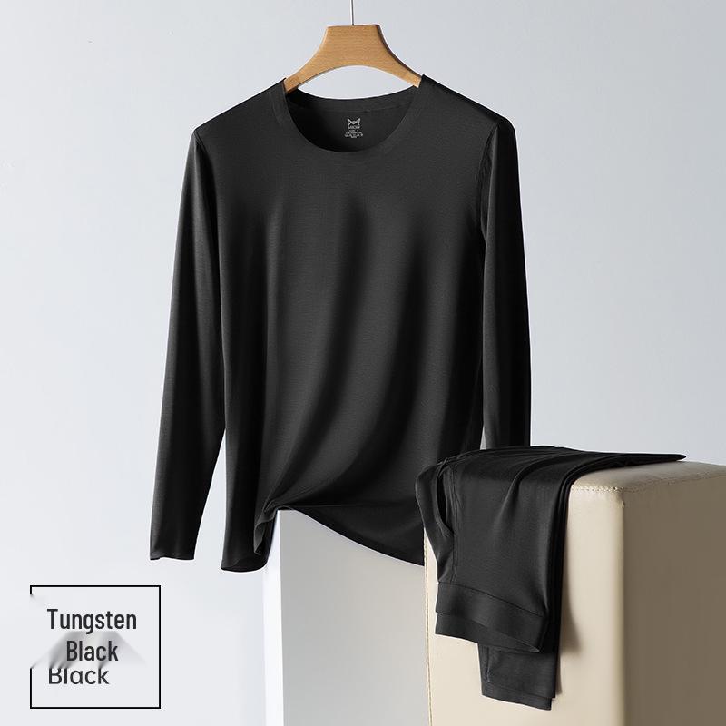 

Catman Seamless Modal Men s Thermal Long Johns Set - Slim Fit Knitted Underwear for Autumn and Winter L: 170 (90-130 kg)