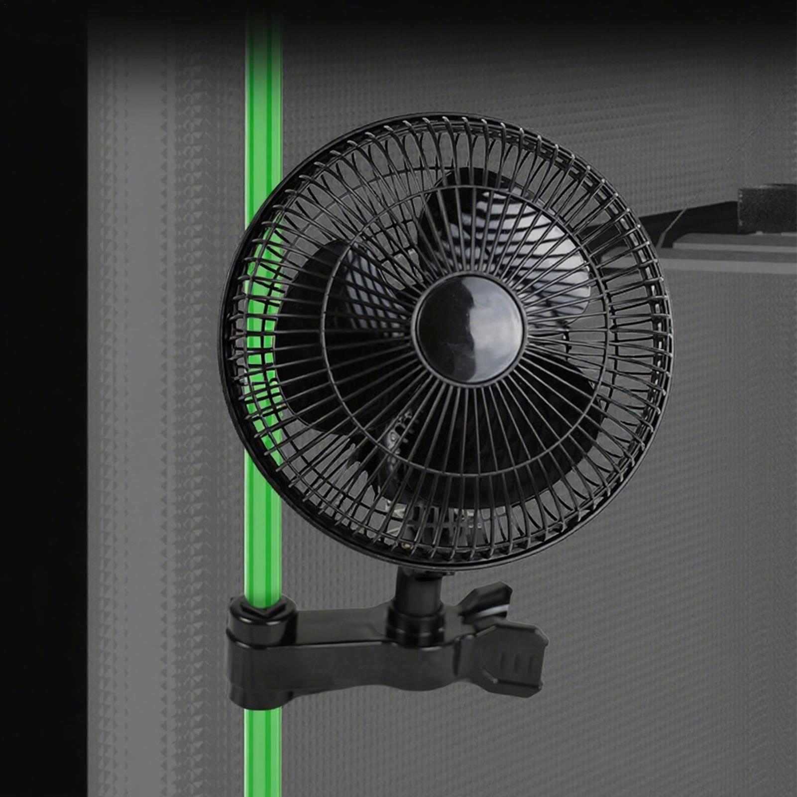 

Clip on Fan Auto-Oscillating Fan rotatable plant growth fan Hydroponics Quiet Adjustable Fan 2 Speeds For Grow Tent Room CHINA