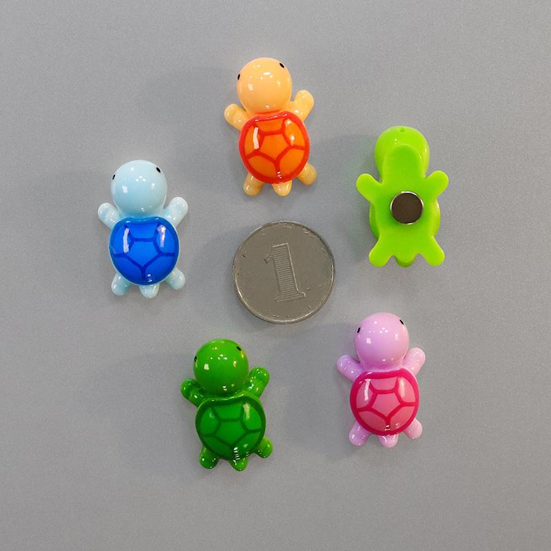 5/10pcs, Fridge Magnets, Cartoon Sea Turtle Fridge Magnets Whiteboard Magnets Sticker, Decorative Refrigerator Magnets