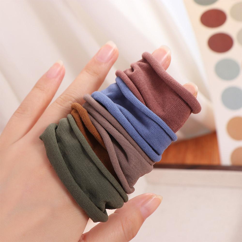 5pcs High Elastic Towel Head Rope Wide Towel Hair Ties Durable Rubber Bands  Kids