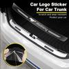 1Pcs Car Threshold Protector Transparent Decorative Badge 3D Sticker For Mustang F10 Zapatillas Miniatura Gt Shelby 2005 2015 Mujer 2012 Kuga