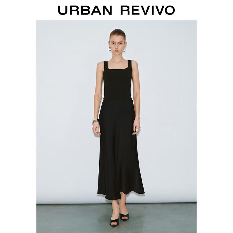 UR 2024 Autumn Women's Square Neck Knit Vest