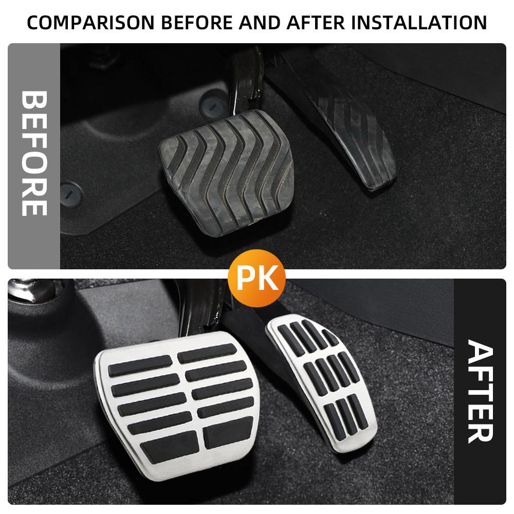 For Mitsubishi Outlander 4 2025 2025 2025 2025 Pedals Gas Accelerator Brake Pedal Cover Non-Slip Pedal Pad Interior Accessories