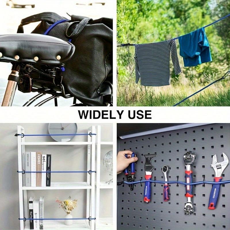 2 Stuks 24 Inch Premium Rubberen Heavy Duty Strap Sterk Elastisch Touw Voor Buiten Tent Kampeeraccessoires