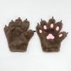 Furry Plush Cat Paw Gloves Wolf Puppy Animal Claw Mittens Cute Cosplay Costume Gloves  Party