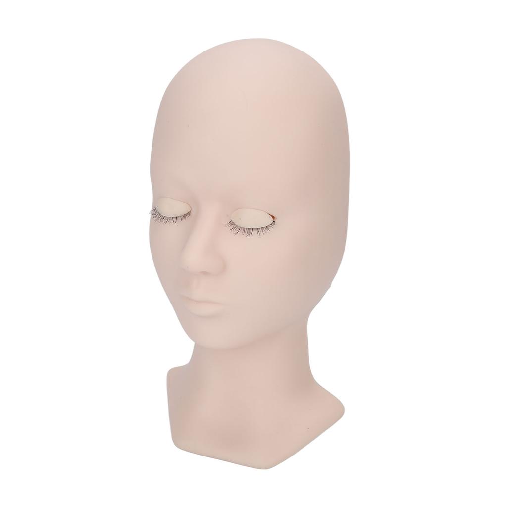 Eyelash Extensions Training Mannequin Head Soft Silicone Removable Eyelids Lifelike Practice Head